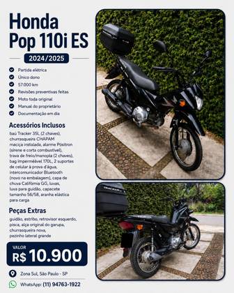 HONDA POP 110i ES HONDA POP 110i ES